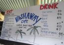 Washaway menu